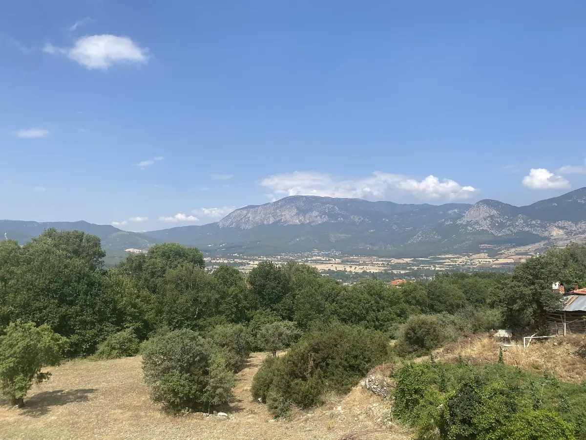 The hills around Denizli