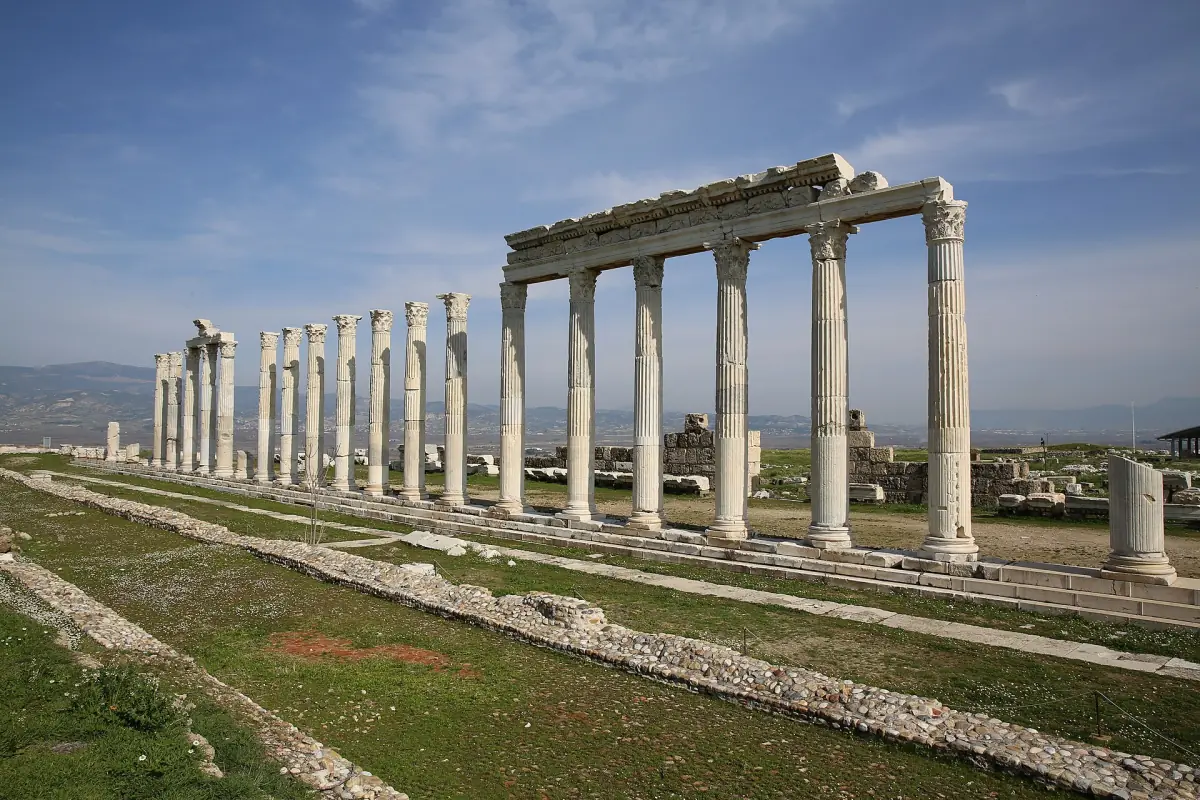 A colonnade at Laodicea