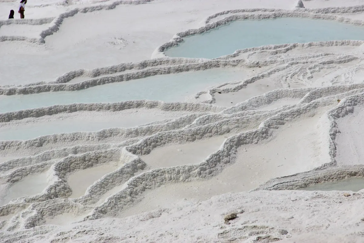 Les terrasses de Pamukkale en basse saison